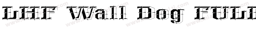 LHF Wall Dog FULL字体转换
